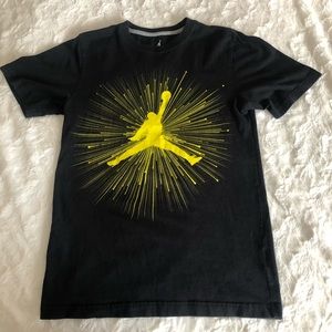 Black & Yellow JORDAN Tee